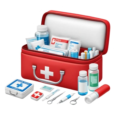 first aid kit sticker