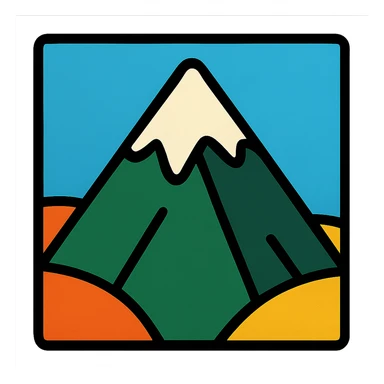 little alchemy style icon
subject: mountain
border: medium-black sticker