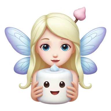 Marshmallow fairy  sticker