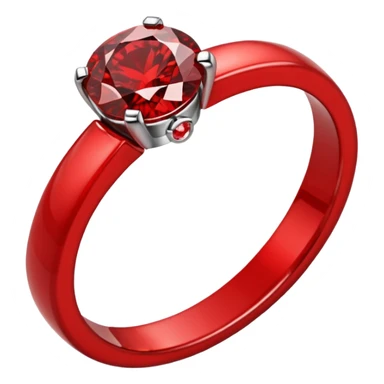 red ring marry red diamond sticker
