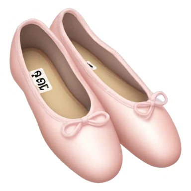 Pale pink ballet shoes sticker