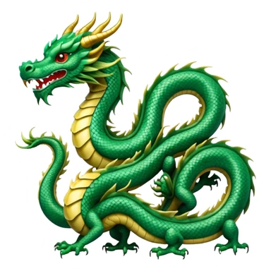 2 animaux chinois sur la muraille de chine sticker