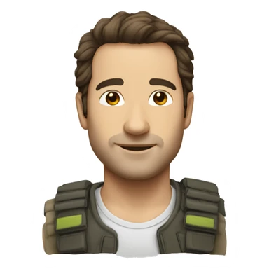 Jonathan le blanc acoter d'un mur blanc sticker