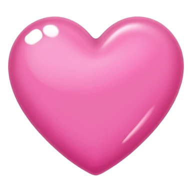 a pink heart with nail paint sticker