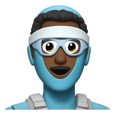 Frozone visor sticker