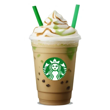 Matcha Iced coffee venti sticker