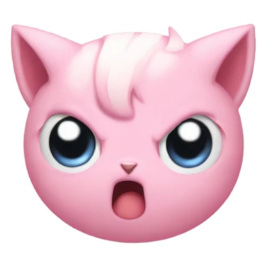 Jigglypuff angry sticker