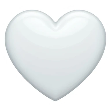 Make white heart like this 💞 but in white color sticker