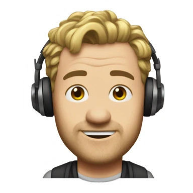 Corrie Dj at disco sticker