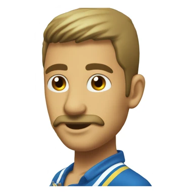 Delfín con piña  sticker