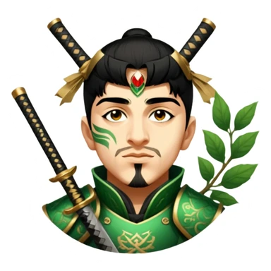 Emerald Samurai sticker