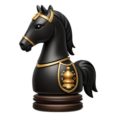 Chinese chess piece, knight piece sticker