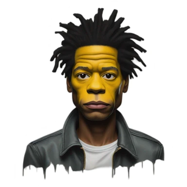 basquiat sticker