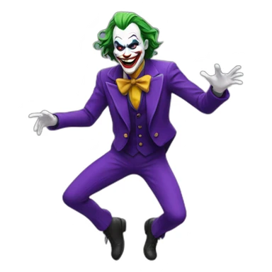 Joker dancing sticker
