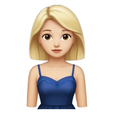 Girly girl at Night blondie sticker