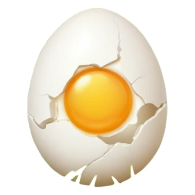 egg on the pasture sticker