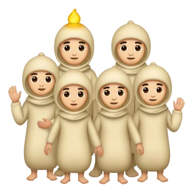 stray kids dressed as their skzoos sticker