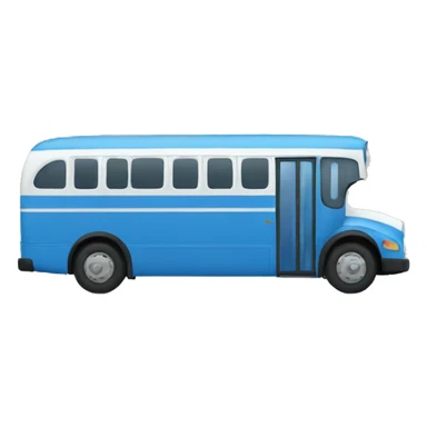 blue bus sticker