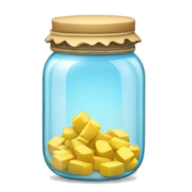 Glass movie jar sticker