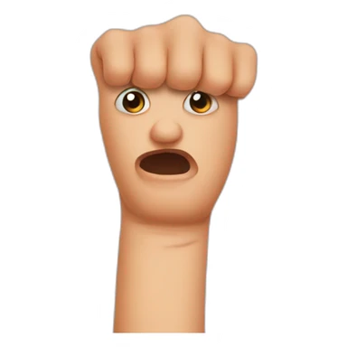 finger in a nostril sticker