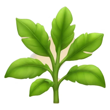 A plant in an arid region with sand or soil sticker