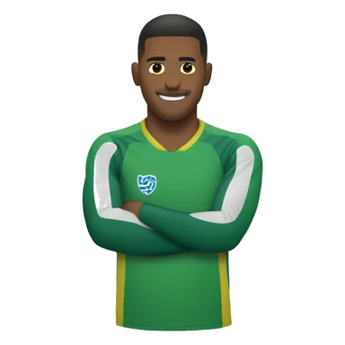 Goleiro de defendendo uma bola sticker
