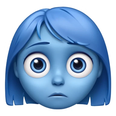 Sadness from the Inside Out movie sticker