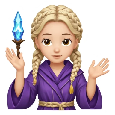 Young sorceress – Braids, sparkling hands





 sticker