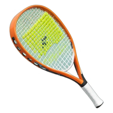 Une raquette de padel sticker