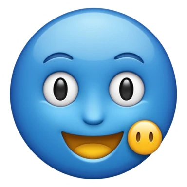 Emoji en forma de circulo de verificacion de color azul que el azul no sea tan claro ni tan oscuro sticker