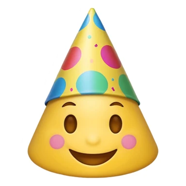 emoji with an accessory above its head sticker