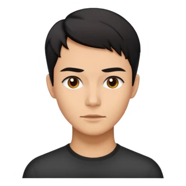 A person who has the sharpest jawline sticker