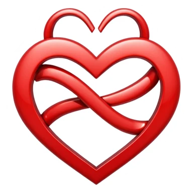 Heart with infinity simble sticker