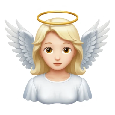 angel floating sticker