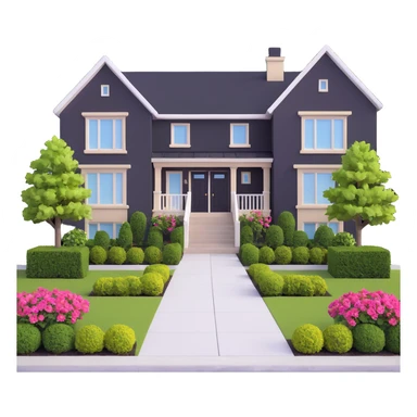 townhomes with small front gardens sticker