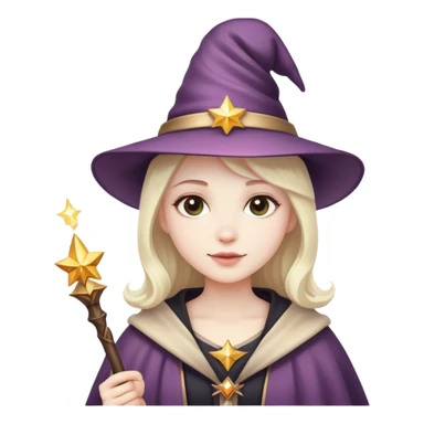 Код с волшебной шляпой и палочкой sticker