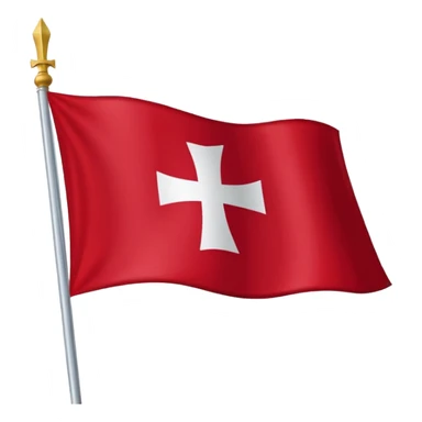 Le drapeau savoyard est de format rectangulaire. Il a un fond rouge légèrement plus foncé que le drapeau de la suisse, et une croix centrée atteignant les bords du drapeau. sticker