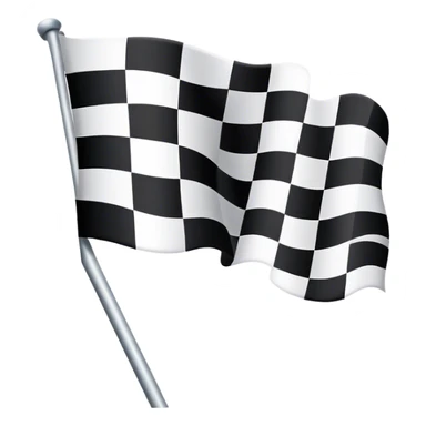 checkered flag sticker