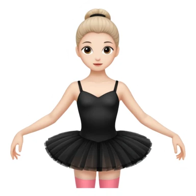 Black balerinas sticker