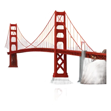 Golden Gate Bridge, San Francisco sticker