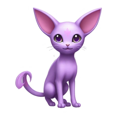 Kawaii Mew-Espeon-Pokémon full body sticker