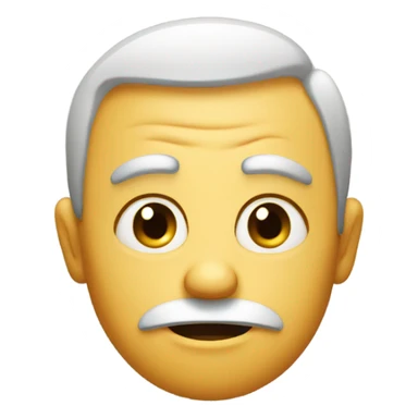 An Emoji side eyeing  sticker