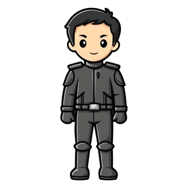 Plus size leather 
 sticker