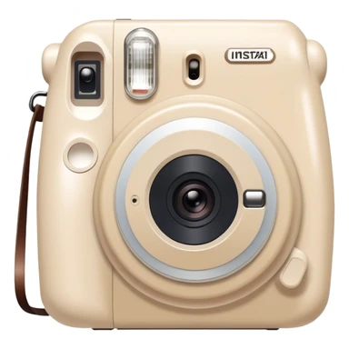 Pale beige instax  sticker