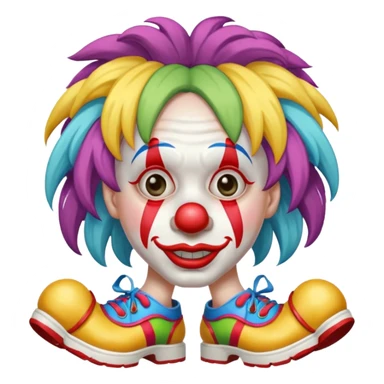 clown got cold sticker