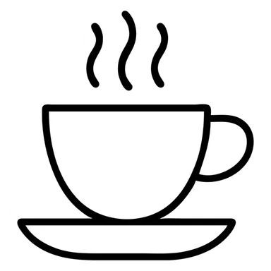 cup of coffee sticker