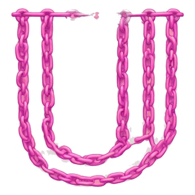 Pink chains sticker