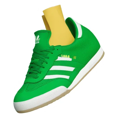 Adidas samba OG green sticker