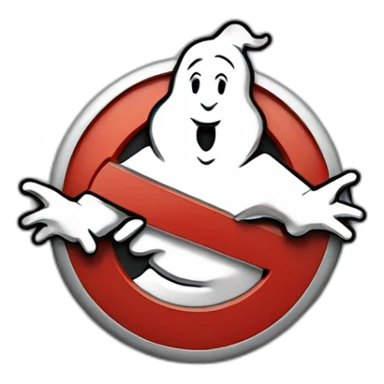 Ghostbusters logo sticker