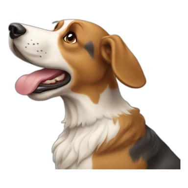 Hollandse herder hond sticker